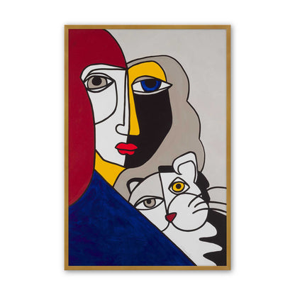 [Color:Polished Gold], Picture of art in a Polished Gold frame