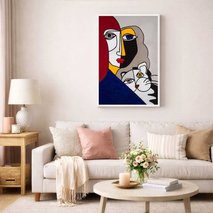 Picture of art in a room