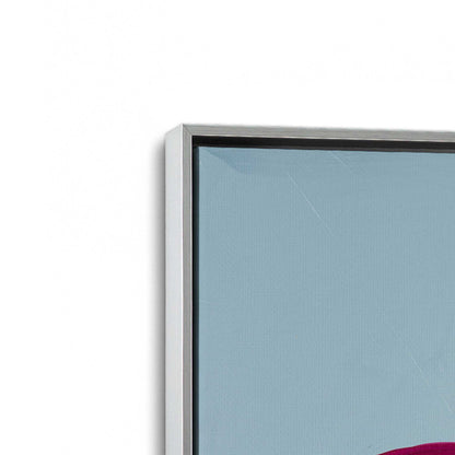 [Color:Polished Chrome], Picture of art in a Polished Chrome frame at an angle