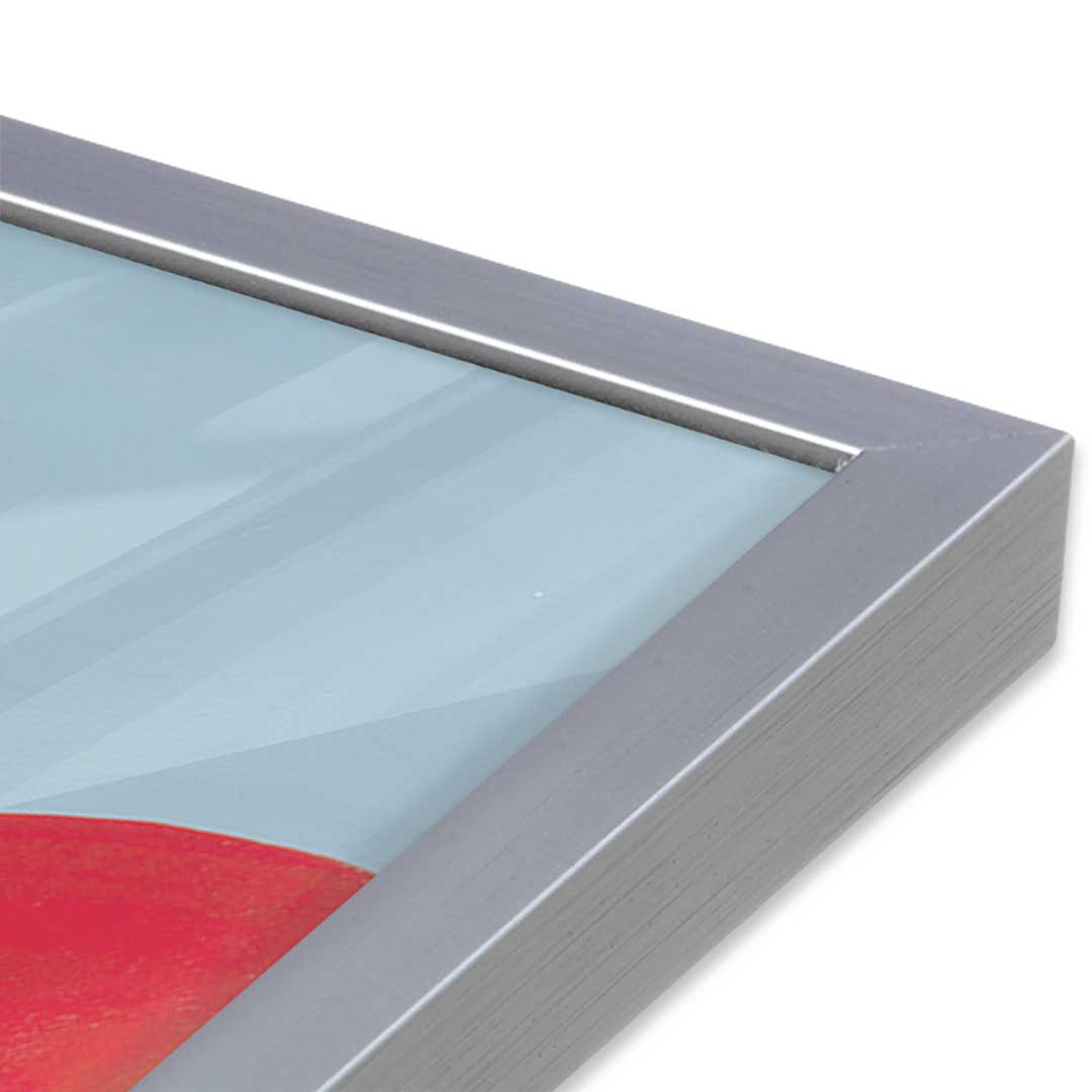 [Color:Polished Chrome], Picture of art in a Polished Chrome frame at an angle