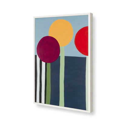 [Color:Opaque White], Picture of art in a Opaque White frame of the corner