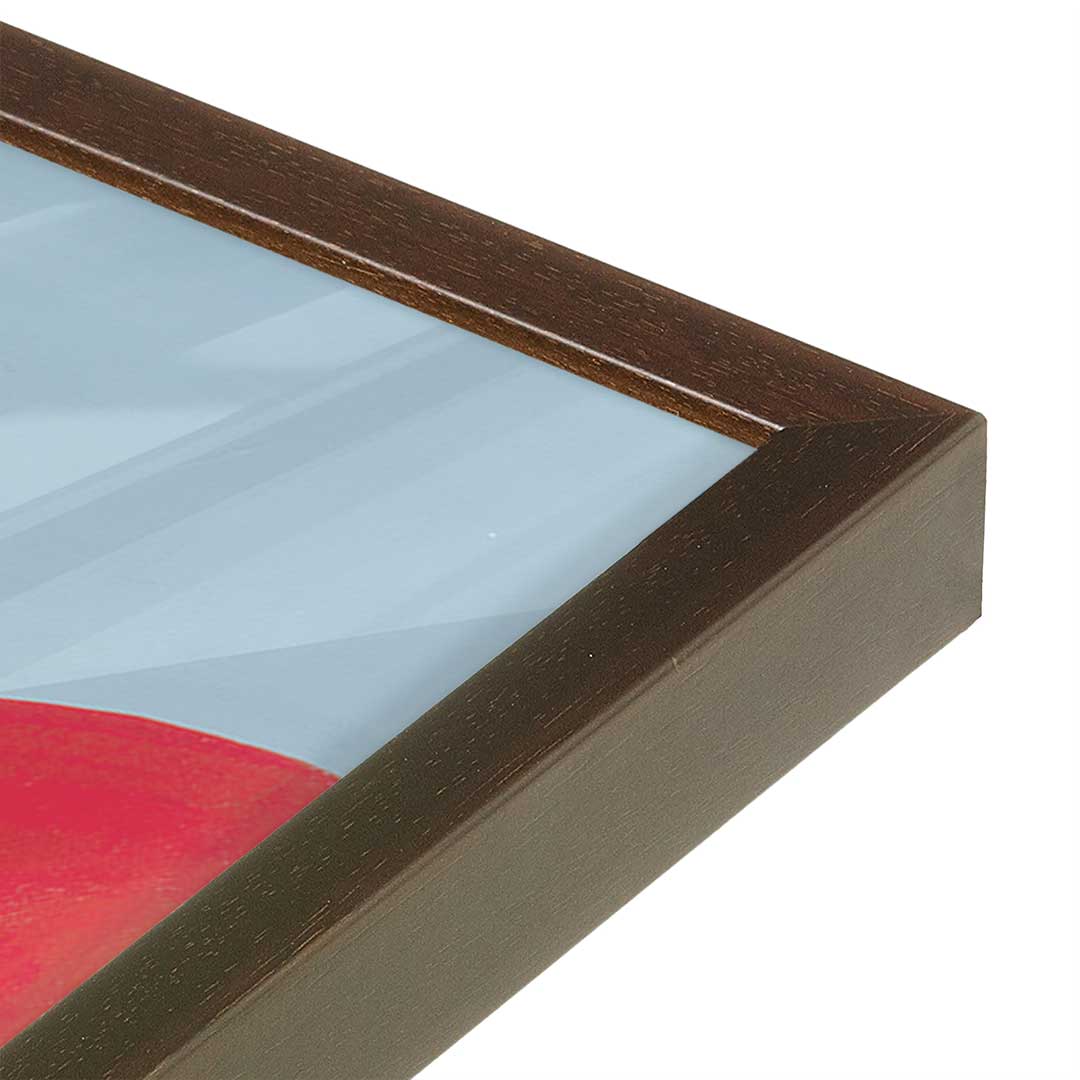 [Color:Belvinder Brown], Picture of art in a Belvinder Brown frame at an angle