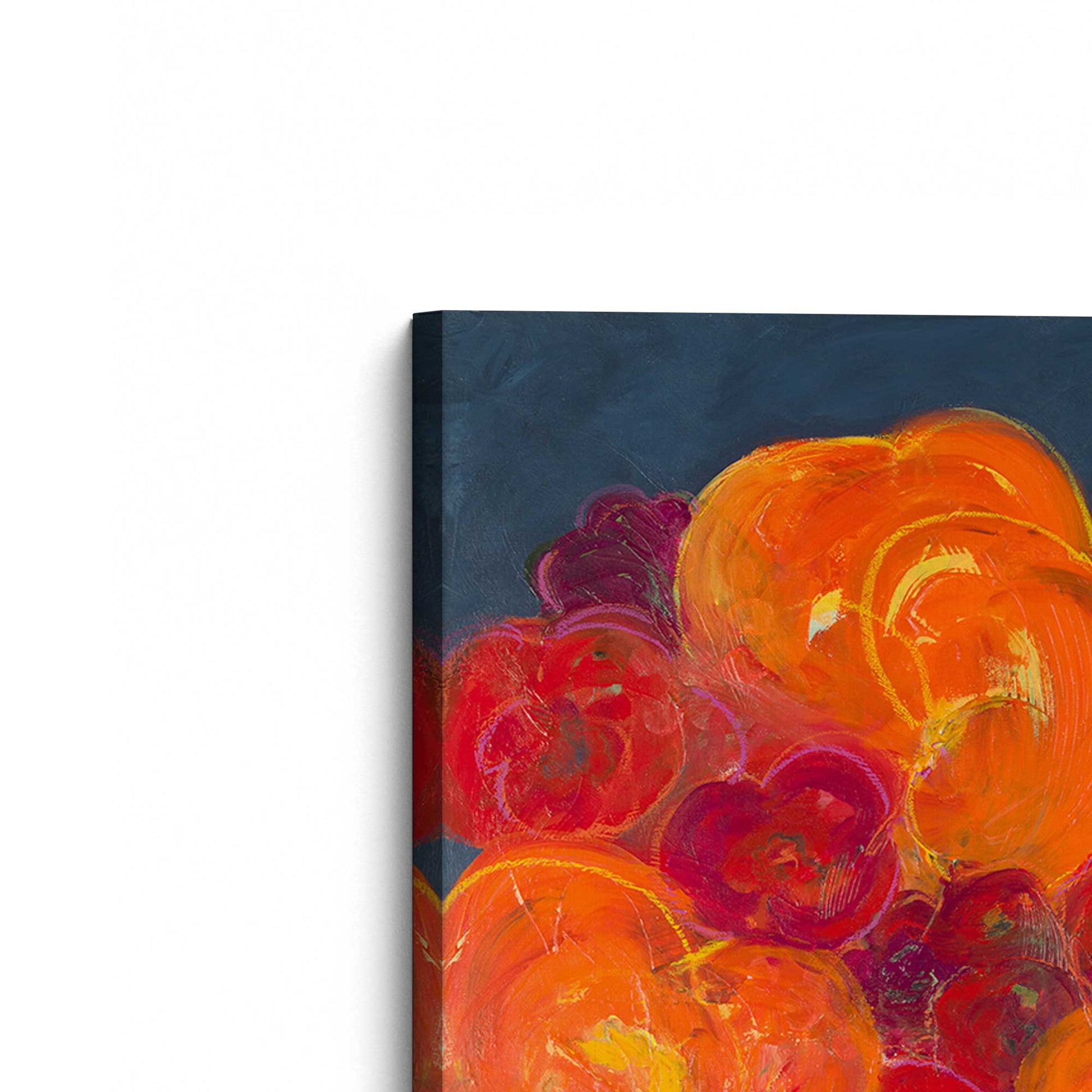 [Color:Stretched Canvas], Picture of the corner of the art