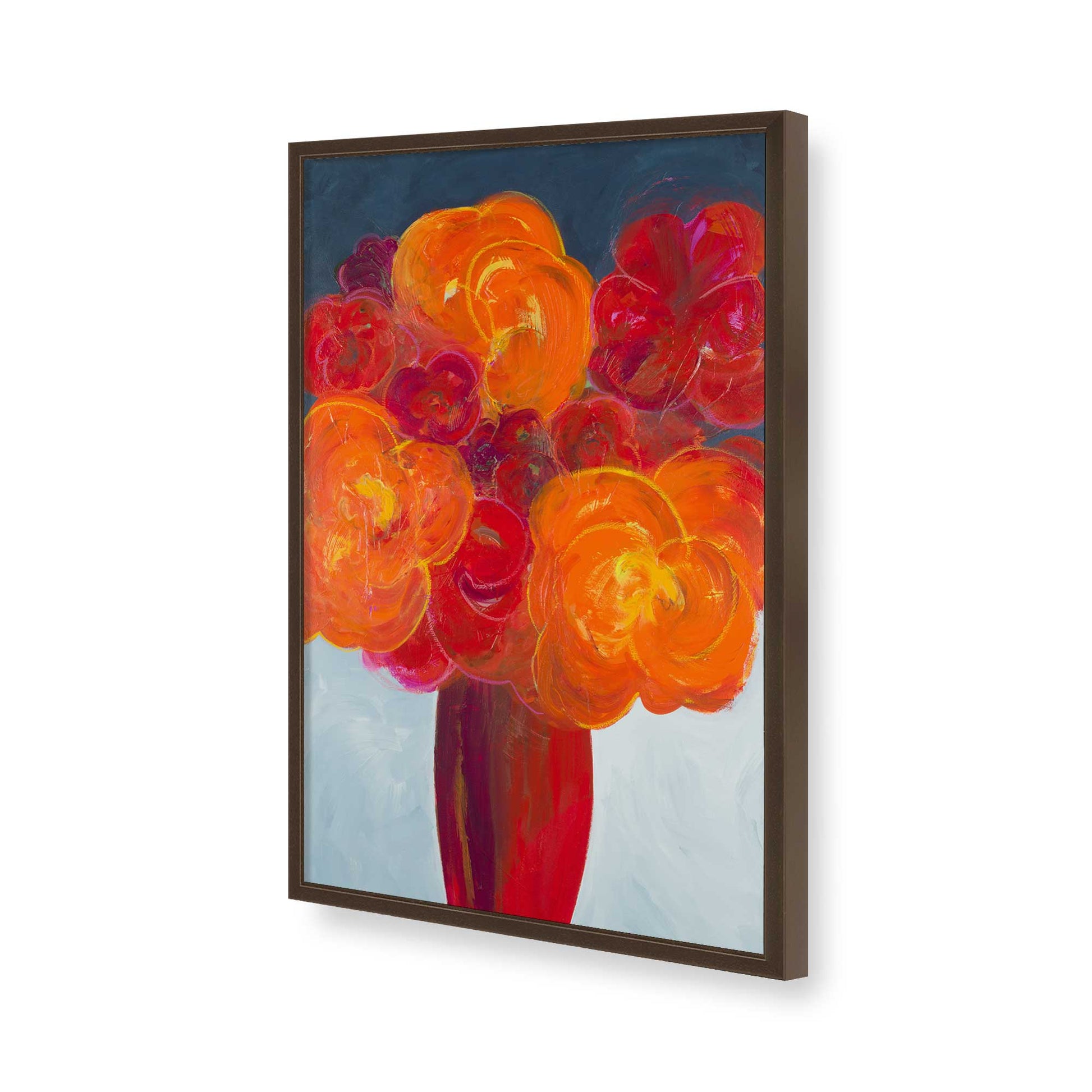 [Color:Belvinder Brown], Picture of art in a Belvinder Brown frame of the corner