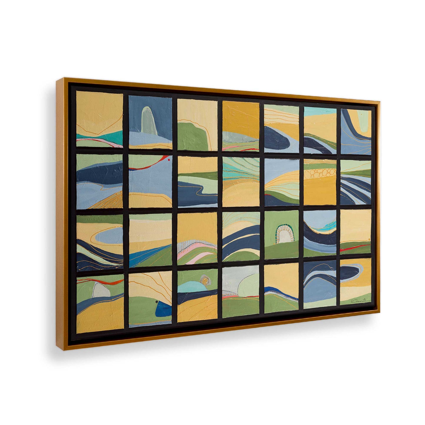 [Color:Polished Gold], Picture of the corner of the art