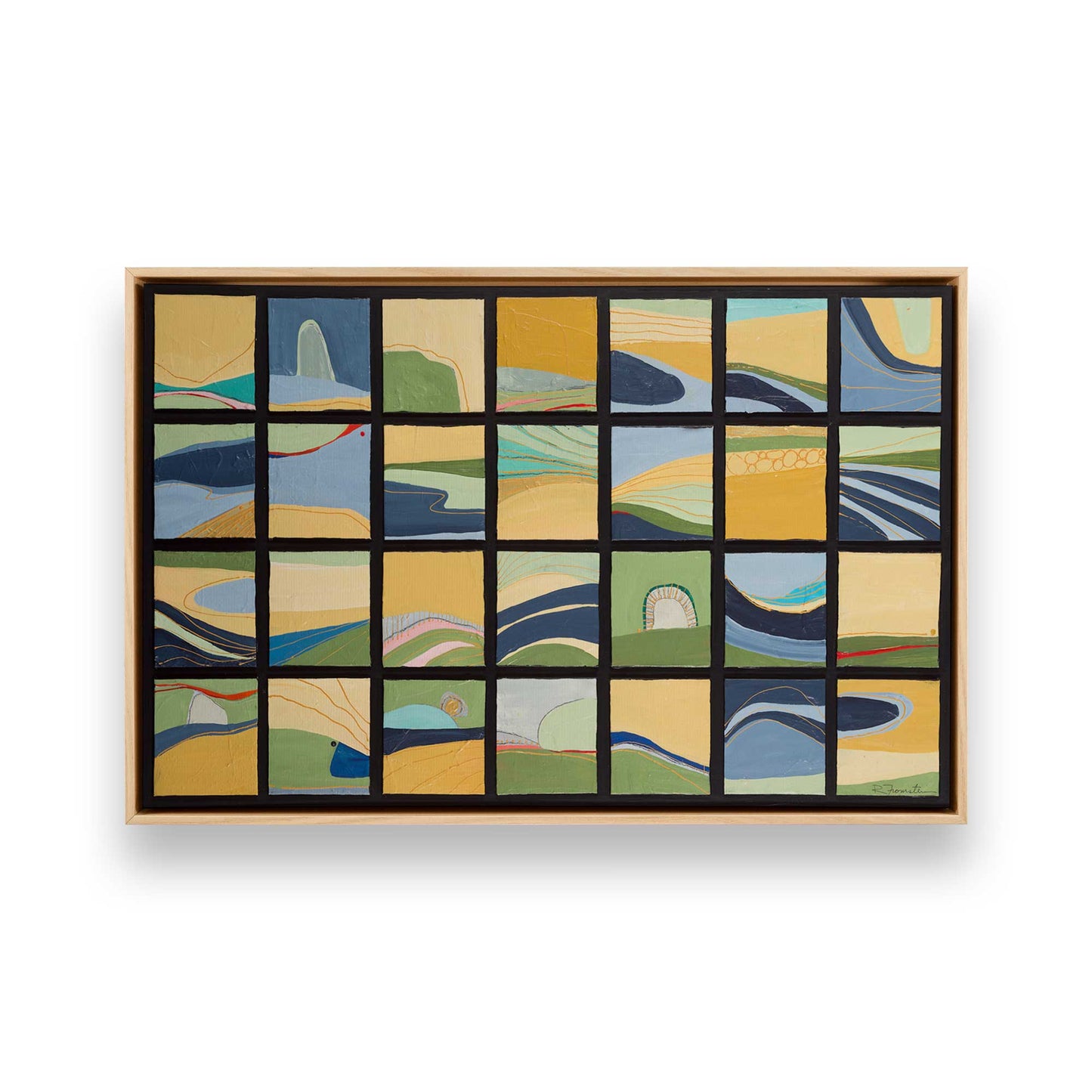 [Color:American Maple], Picture of art in a American Maple frame