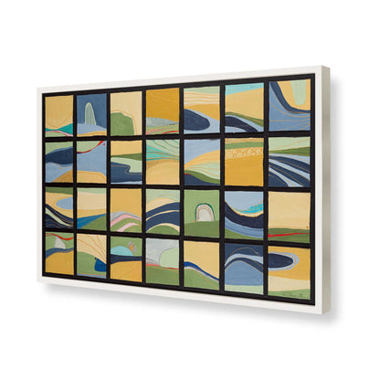 [Color:Opaque White], Picture of art in a Opaque White frame of the corner