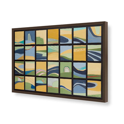 [Color:Belvinder Brown], Picture of art in a Belvinder Brown frame of the corner