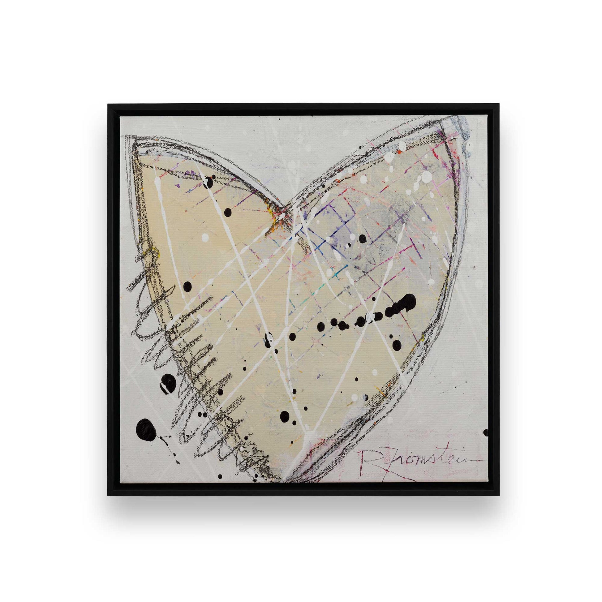 [Color:Satin Black], Picture of art in a Satin Black frame
