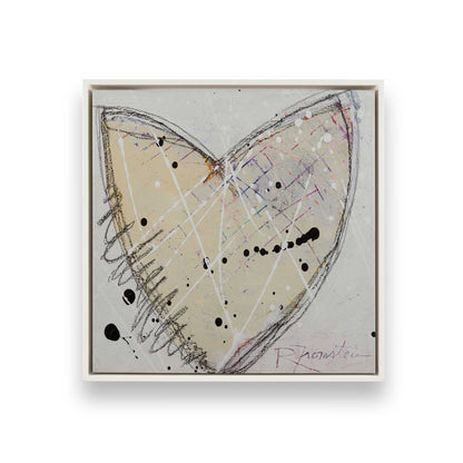 [Color:Opaque White], Picture of art in a White frame