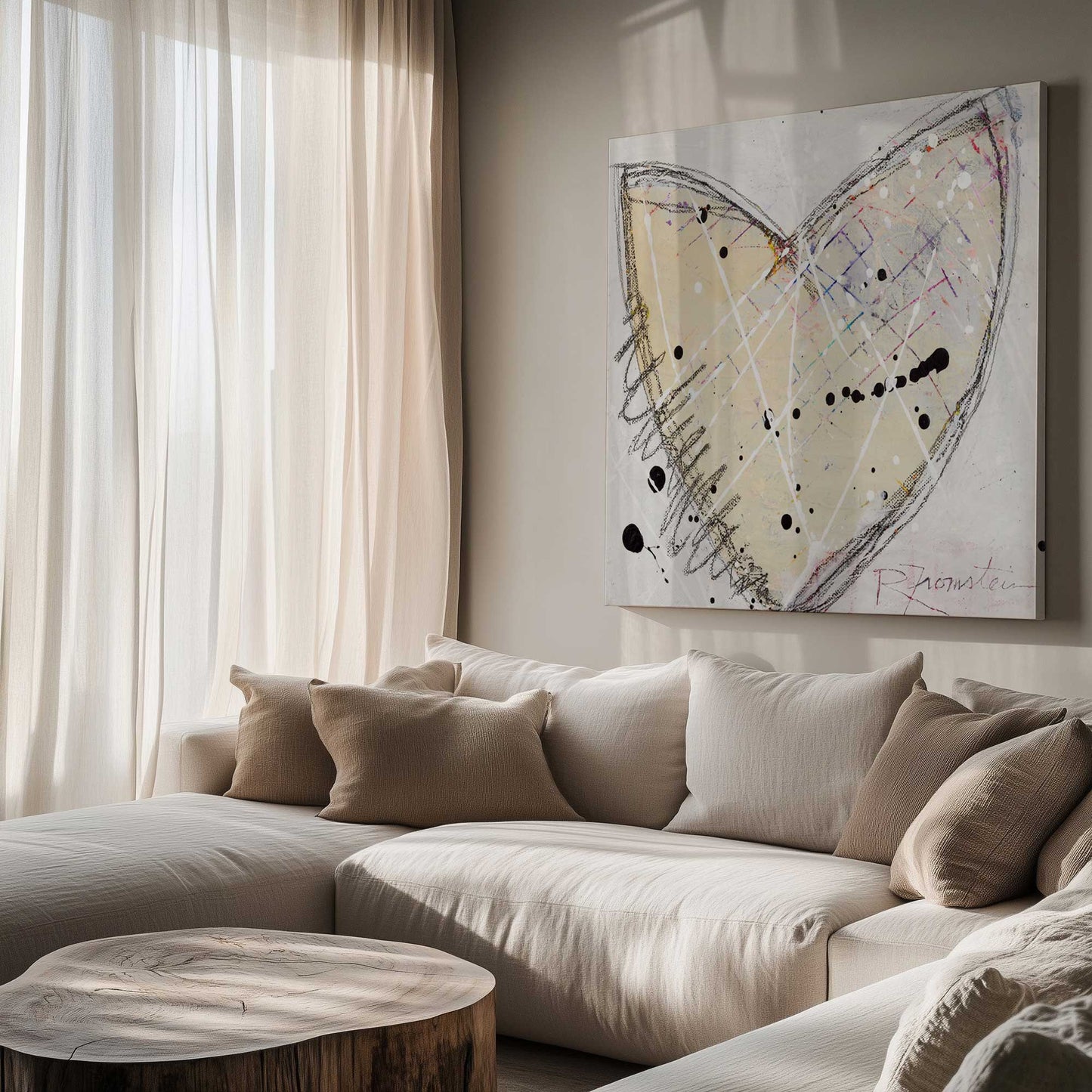 Picture of art in a room