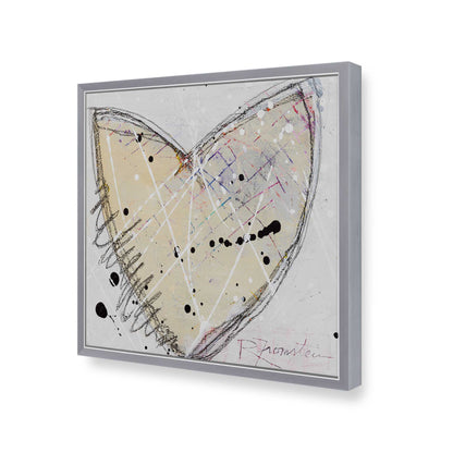 [Color:Polished Chrome], Picture of art in a Polished Chrome frame of the corner