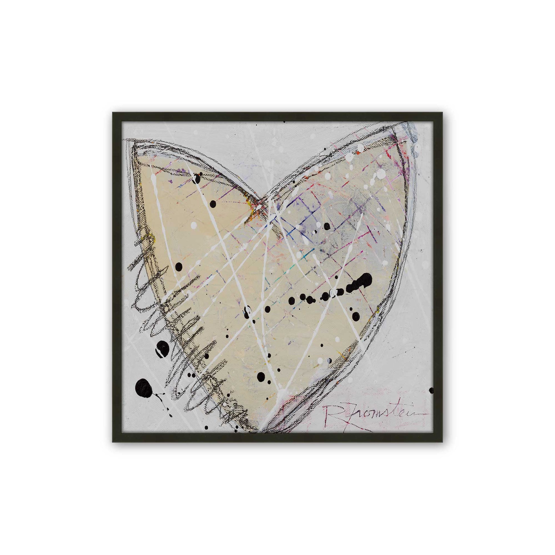 [Color:Satin Black], Picture of art in a Satin Black frame