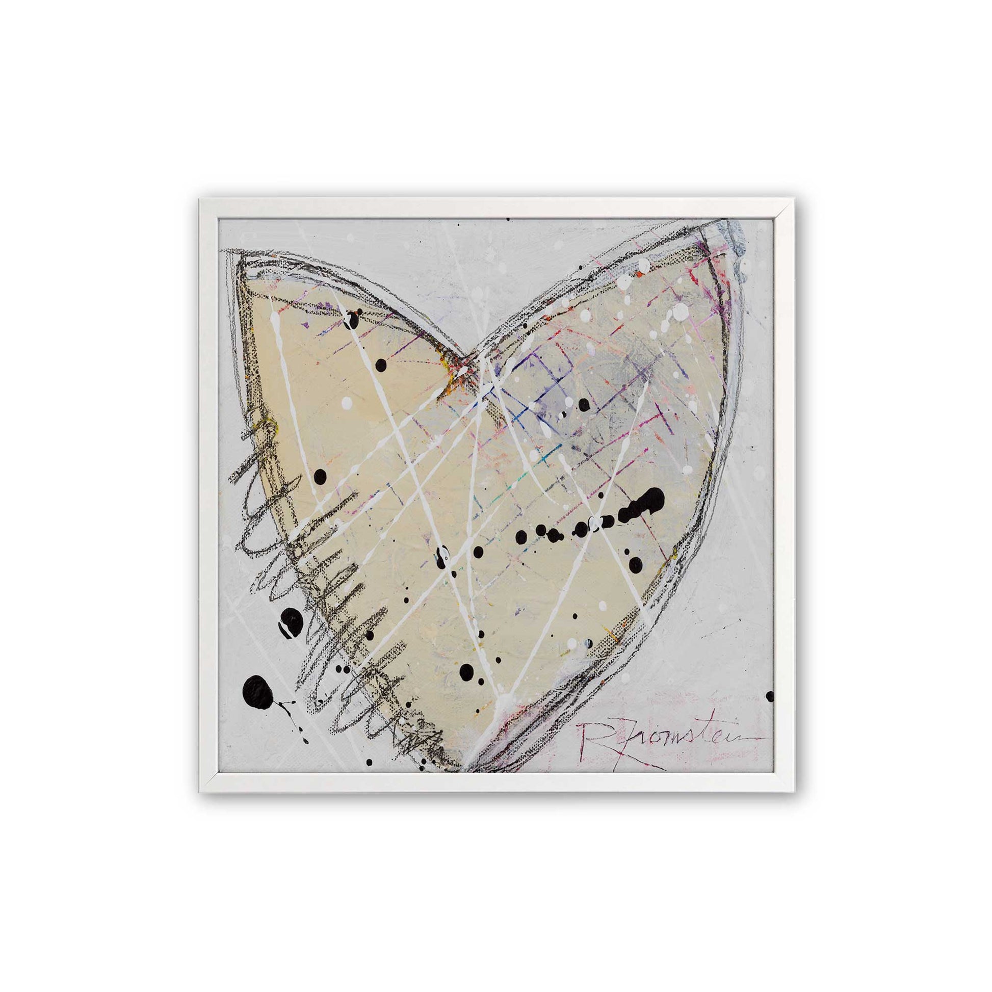 [Color:Opaque White], Picture of art in a Opaque White frame