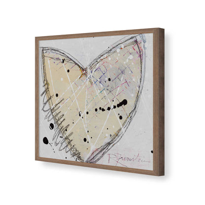 [Color:Walnut], Picture of art in a Walnut frame of the corner