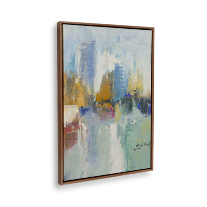 [Color:Walnut], Picture of the corner of the art