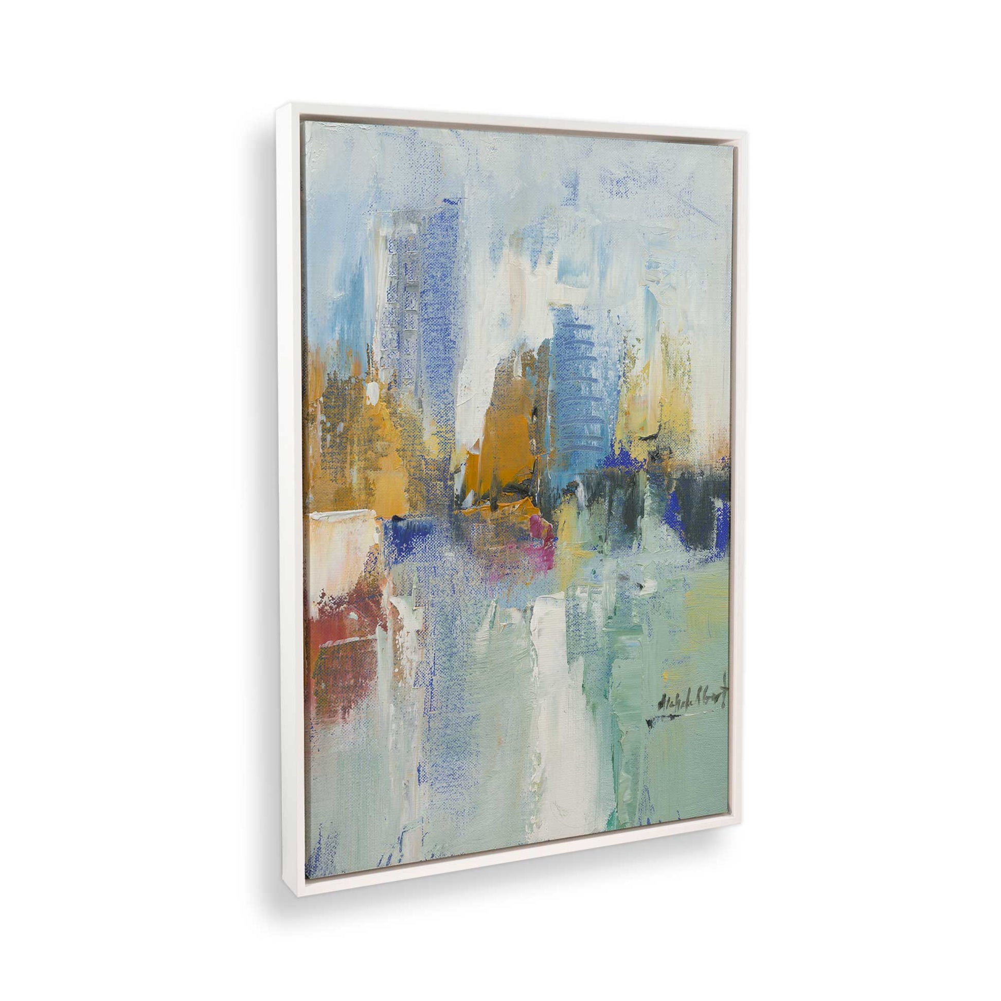 [Color:Opaque White], Picture of the corner of the art