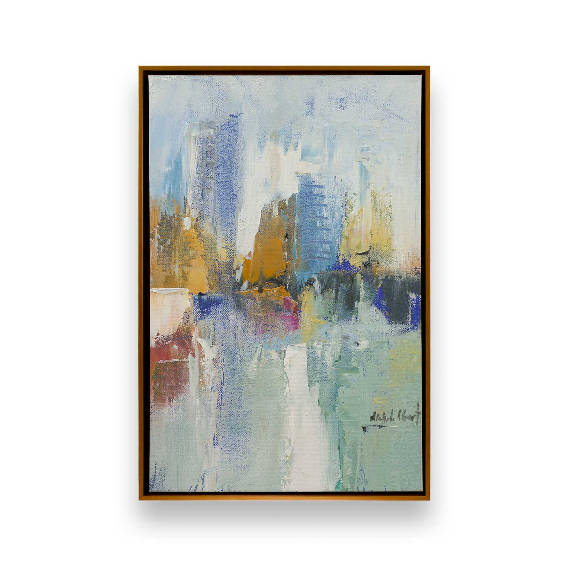 [Color:Polished Gold], Picture of art in a Polished Gold frame