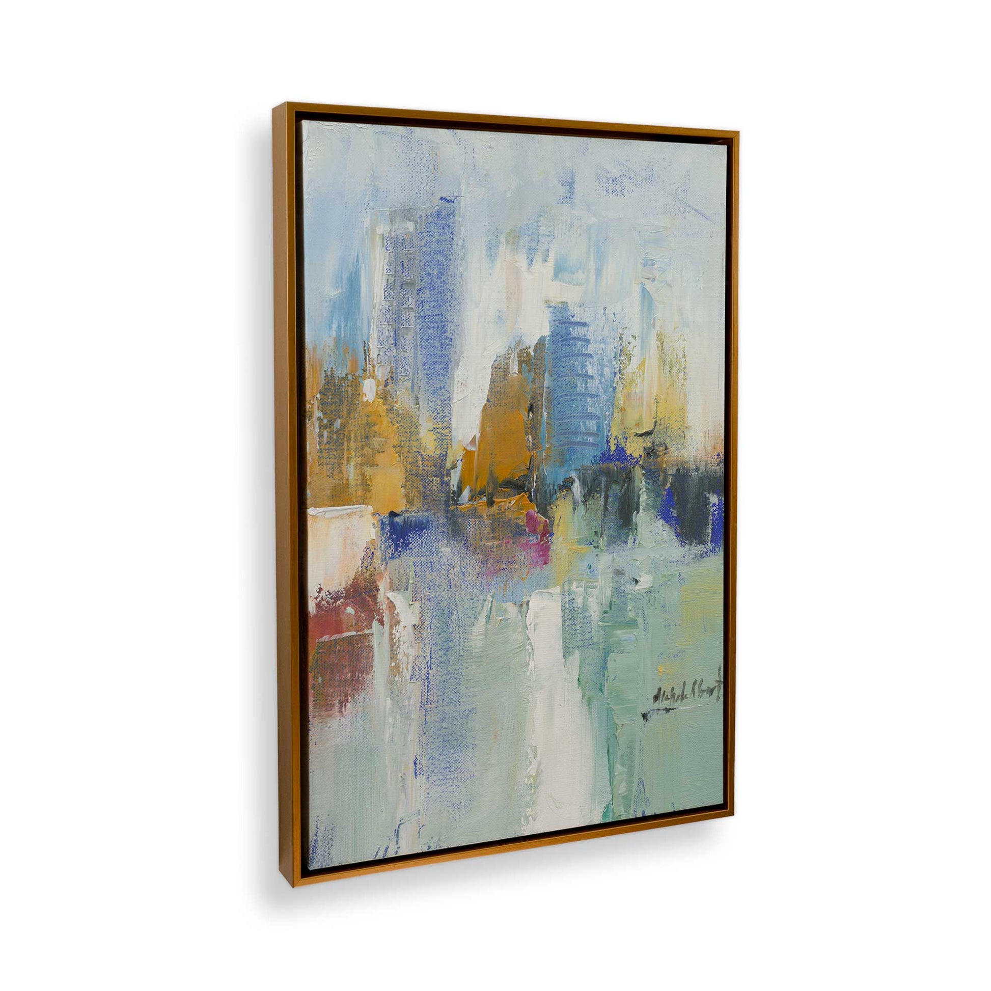 [Color:Polished Gold], Picture of the corner of the art