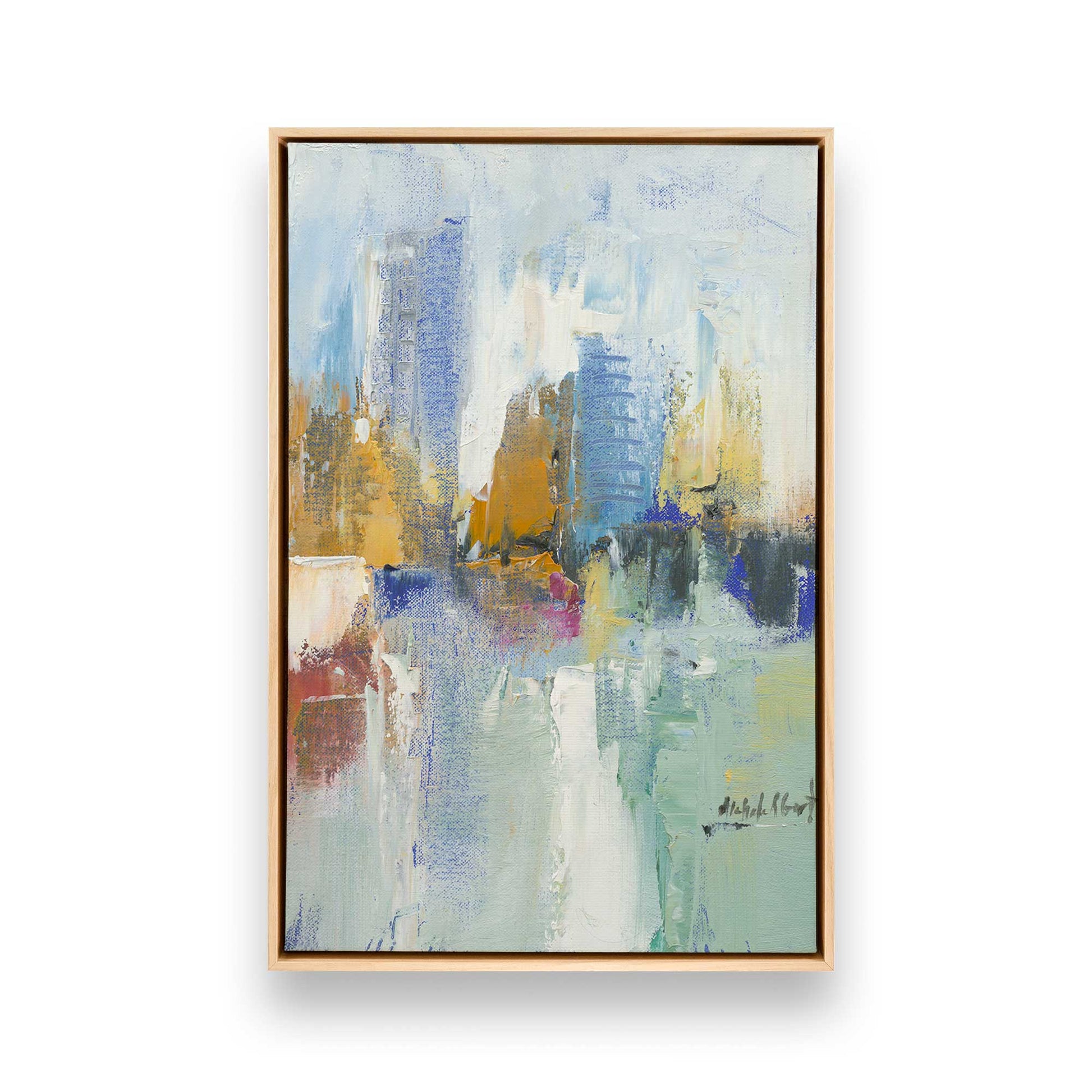[Color:American Maple], Picture of art in a American Maple frame