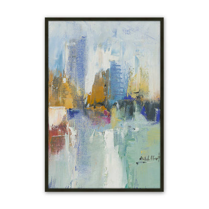 [Color:Satin Black], Picture of art in a Satin Black frame