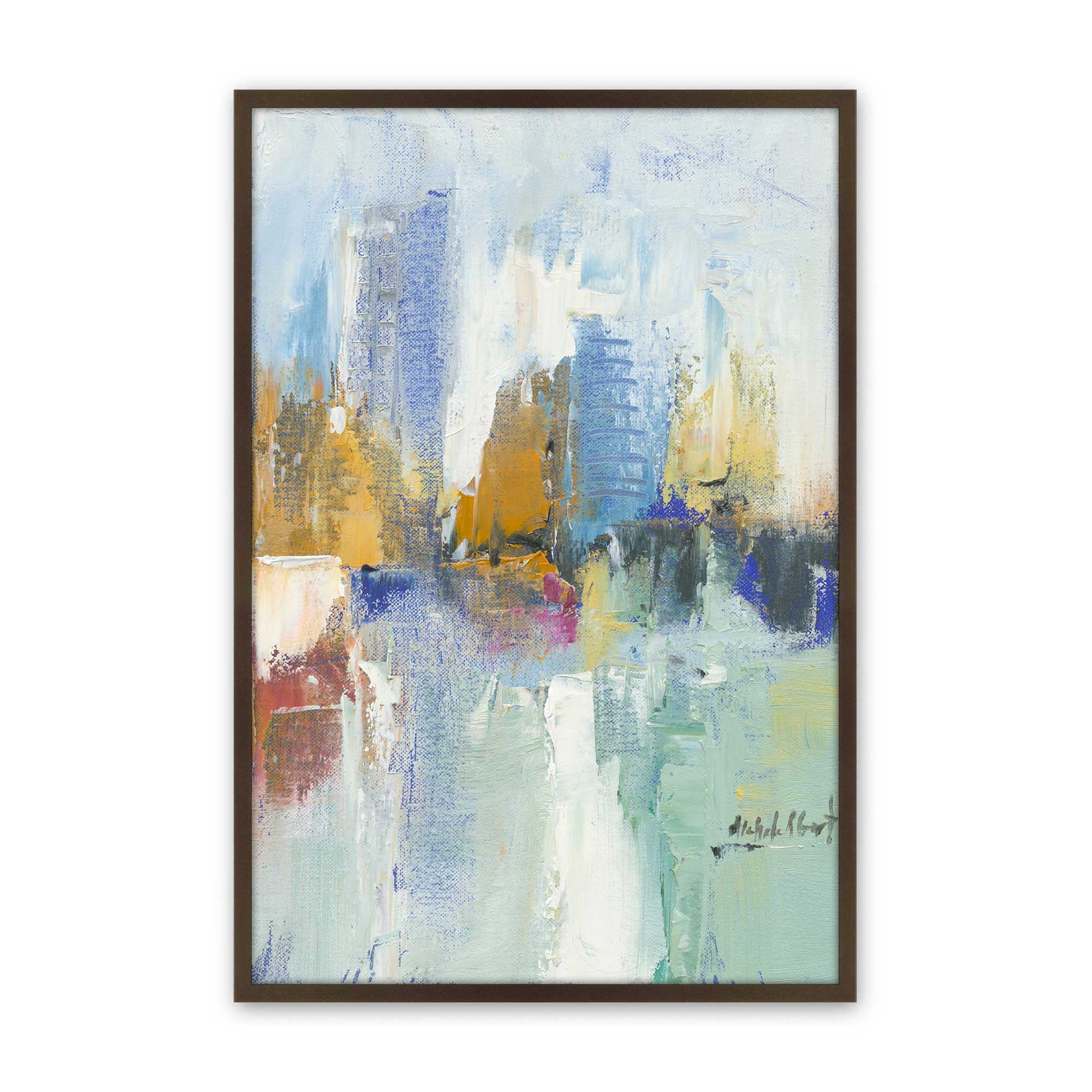 [Color:Belvinder Brown], Picture of art in a Belvinder Brown frame