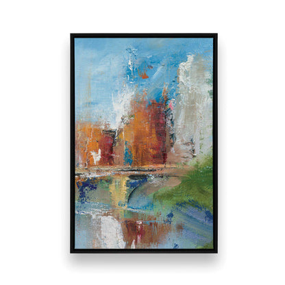 [Color:Satin Black], Picture of art in a Satin Black frame