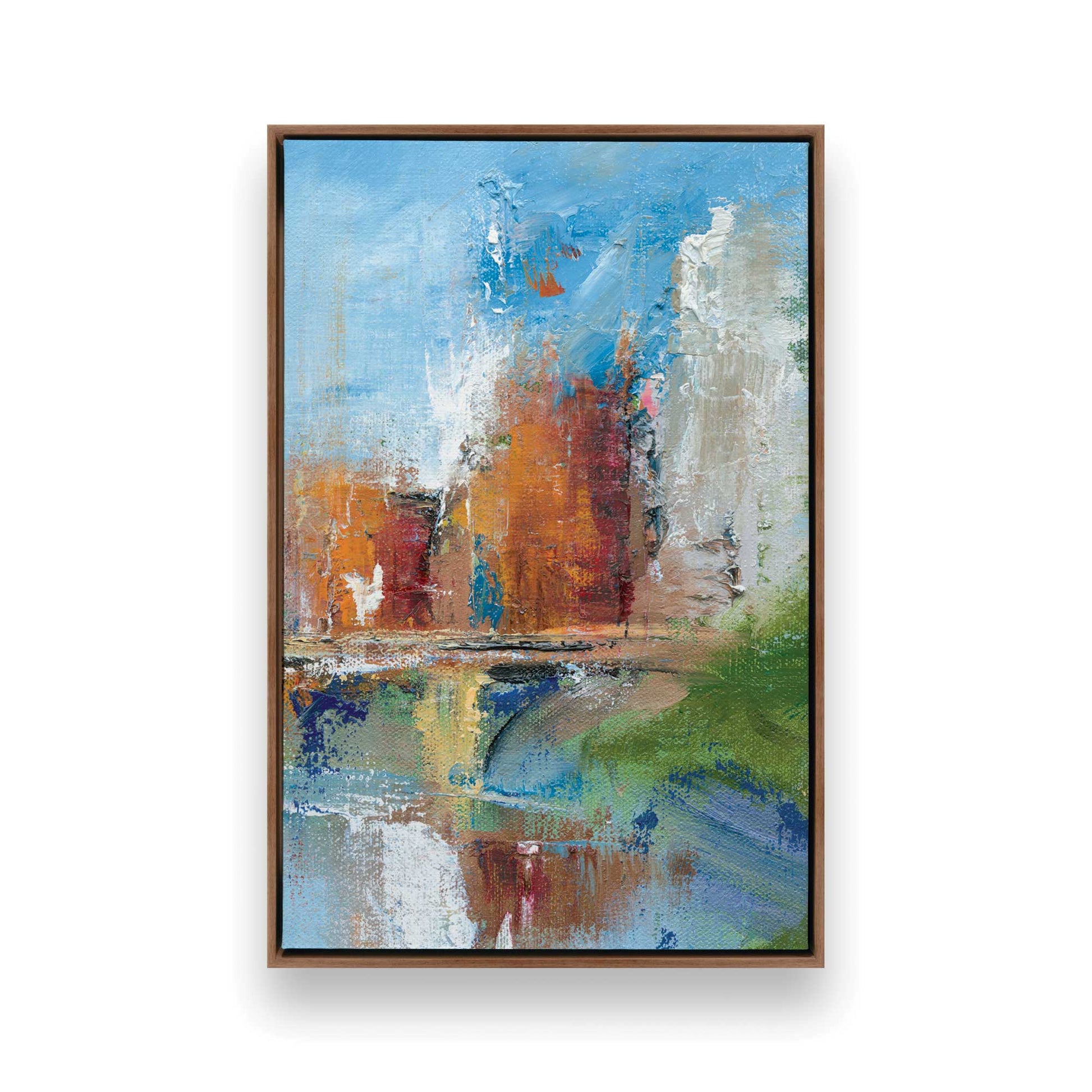 [Color:Walnut], Picture of art in a Walnut frame