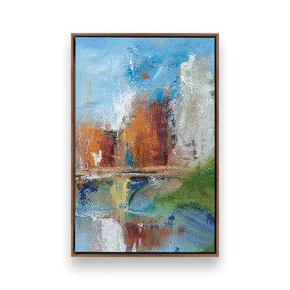 [Color:Walnut], Picture of art in a Walnut frame