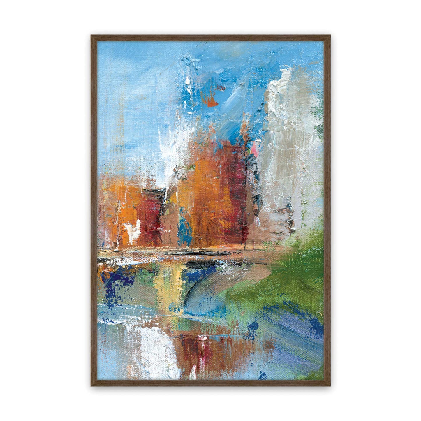 [Color:Walnut], Picture of art in a Walnut frame