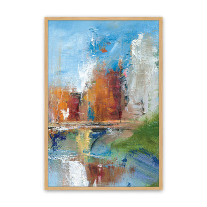 [Color:American Maple], Picture of art in a American Maple frame