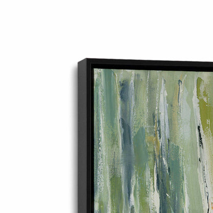 [Color:Satin Black], Picture of art in a Satin Black frame at an angle