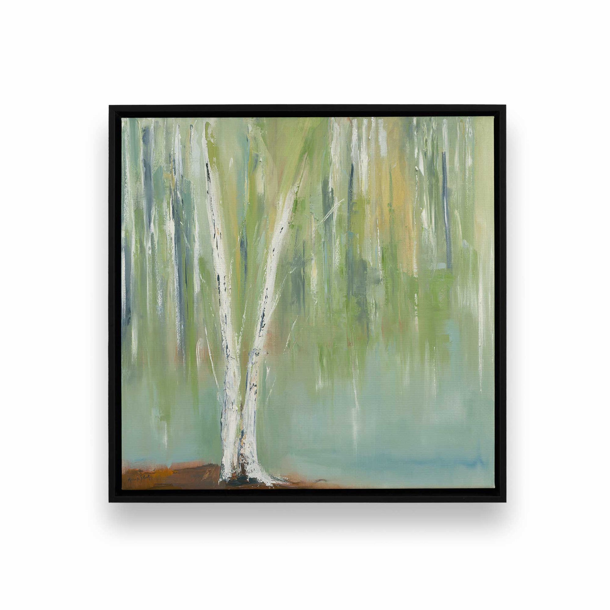 [Color:Satin Black], Picture of art in a Satin Black frame