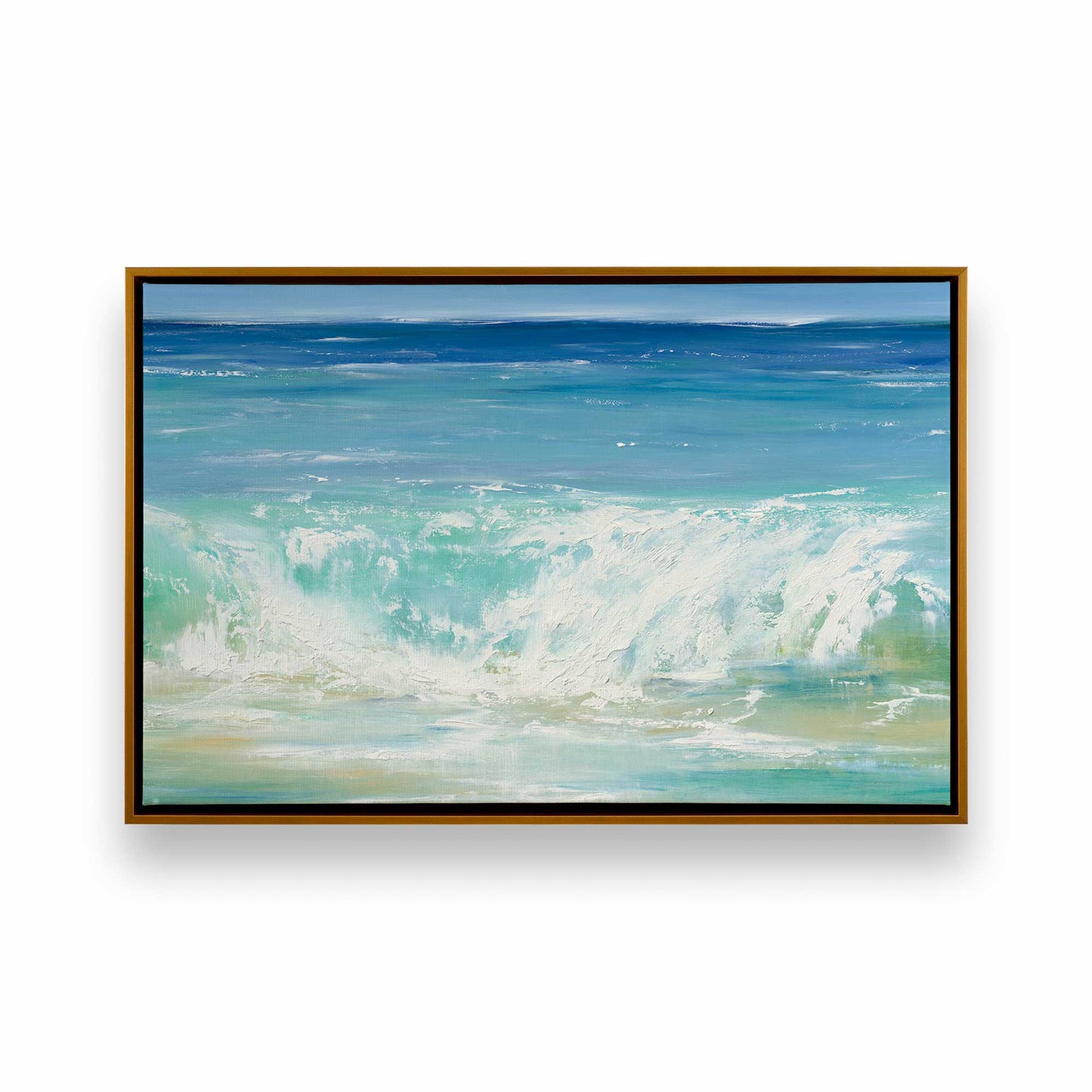 [Color:Polished Gold], Picture of art in a Polished Gold frame