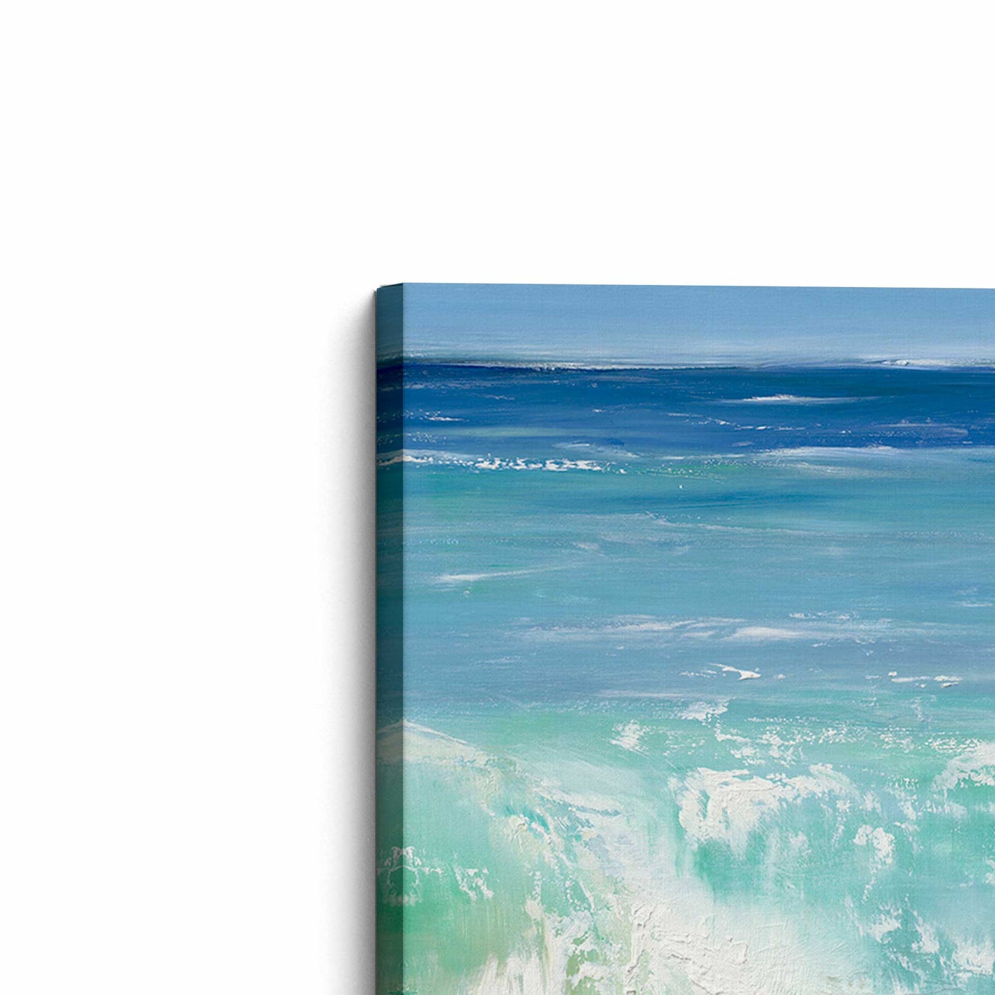[Color:Stretched Canvas], Picture of the corner of the art