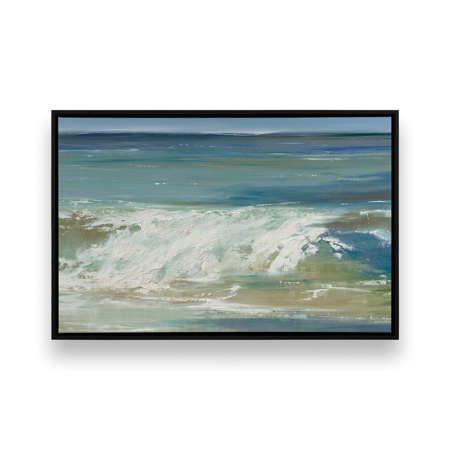 [Color:Satin Black], Picture of art in a Satin Black frame