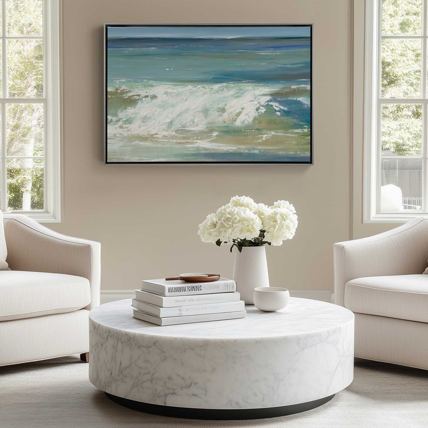 Picture of art in a room