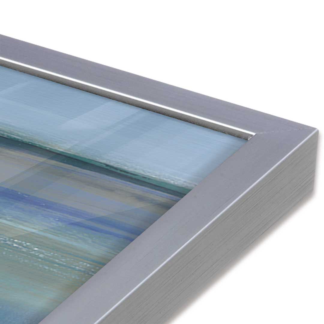 [Color:Polished Chrome], Picture of art in a Polished Chrome frame at an angle