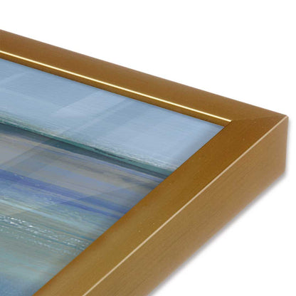[Color:Polished Gold], Picture of art in a Polished Gold frame at an angle