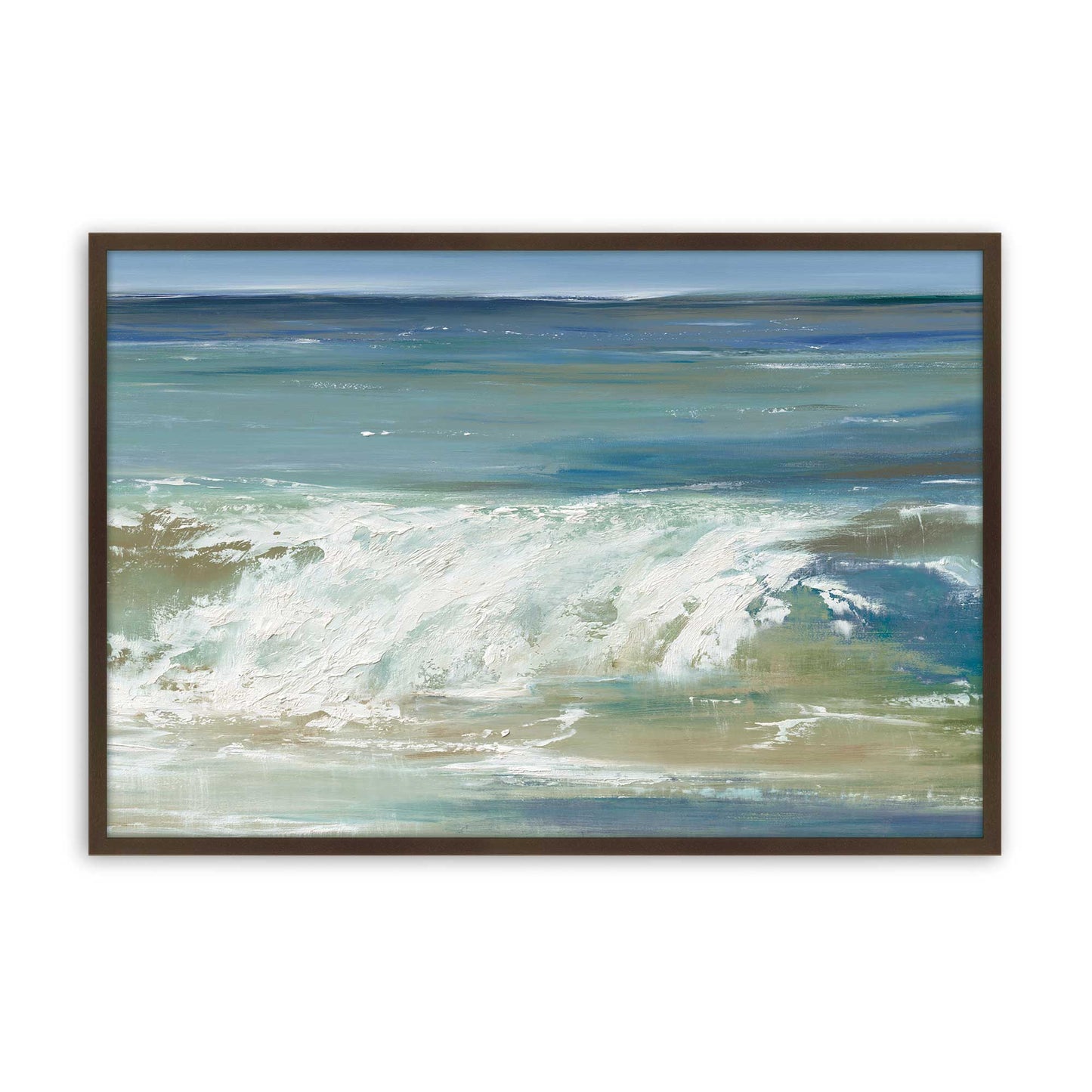 [Color:Brown], Picture of art in a Brown frame