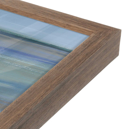 [Color:Walnut], Picture of art in a Walnut frame at an angle