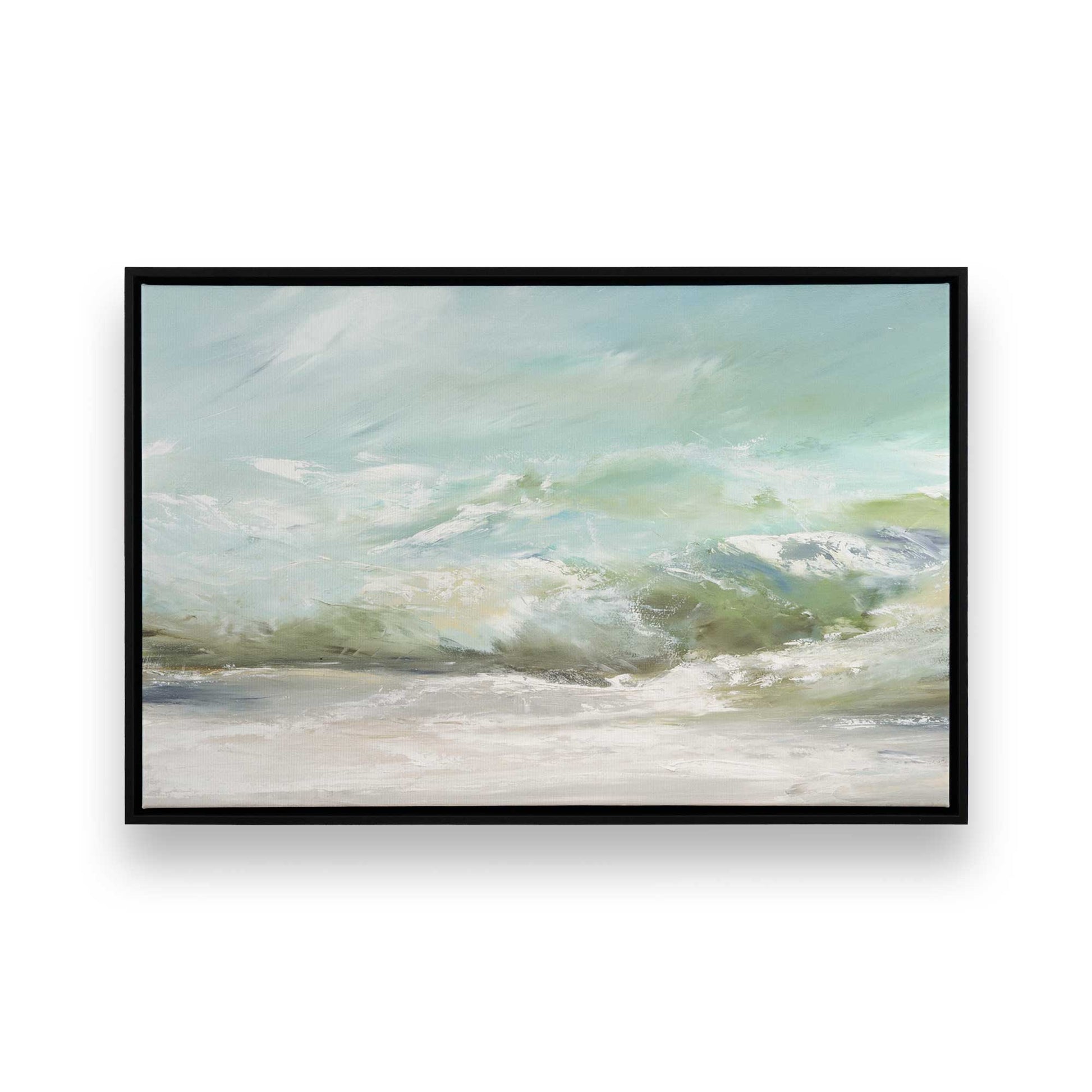 [Color:Satin Black], Picture of art in a Satin Black frame