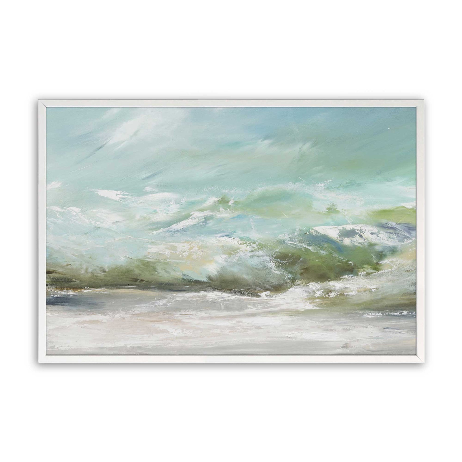 [Color:Opaque White], Picture of art in a Opaque White frame