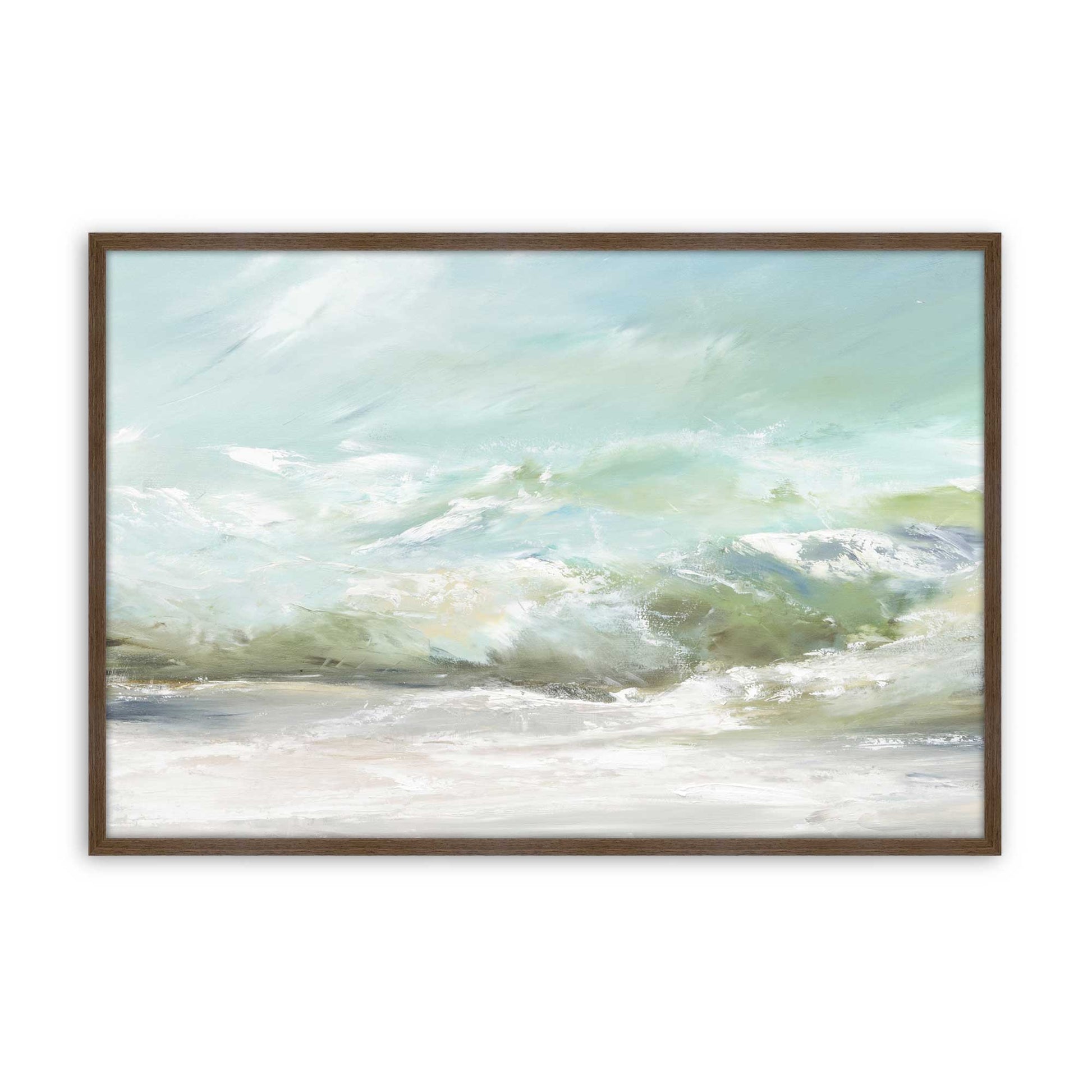 [Color:Walnut], Picture of art in a Walnut frame