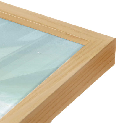 [Color:American Maple], Picture of art in a American Maple frame at an angle