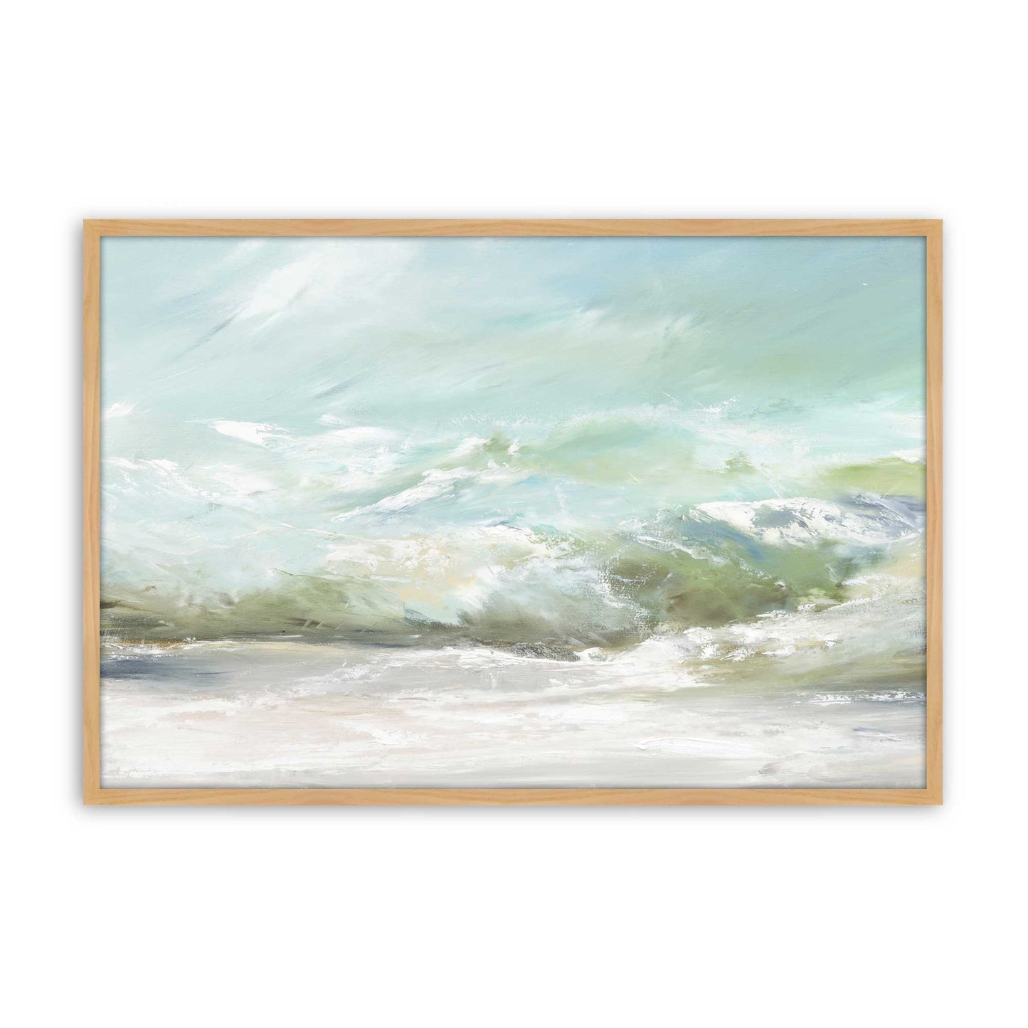 [Color:American Maple], Picture of art in a American Maple frame