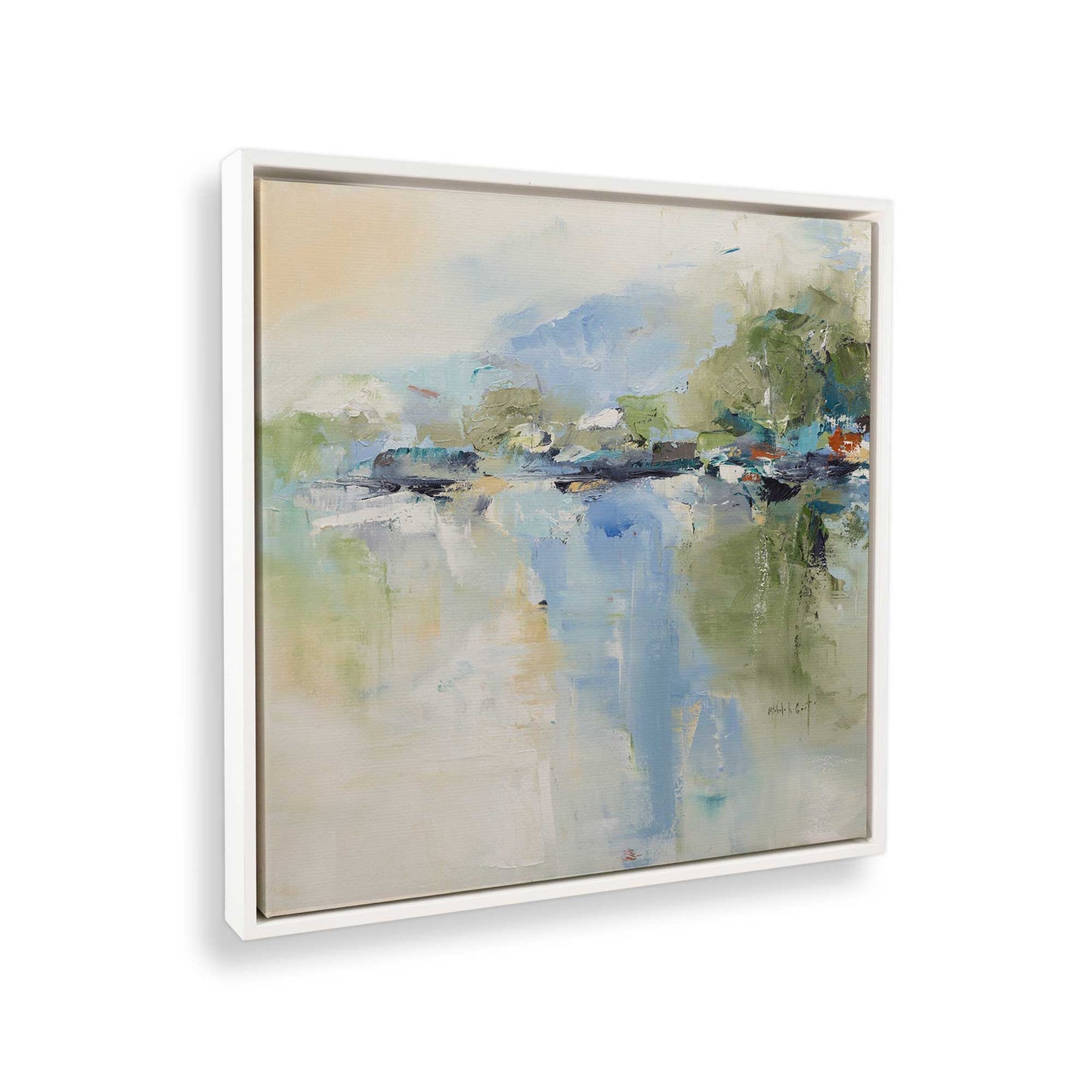 [Color:Opaque White], Picture of the corner of the art
