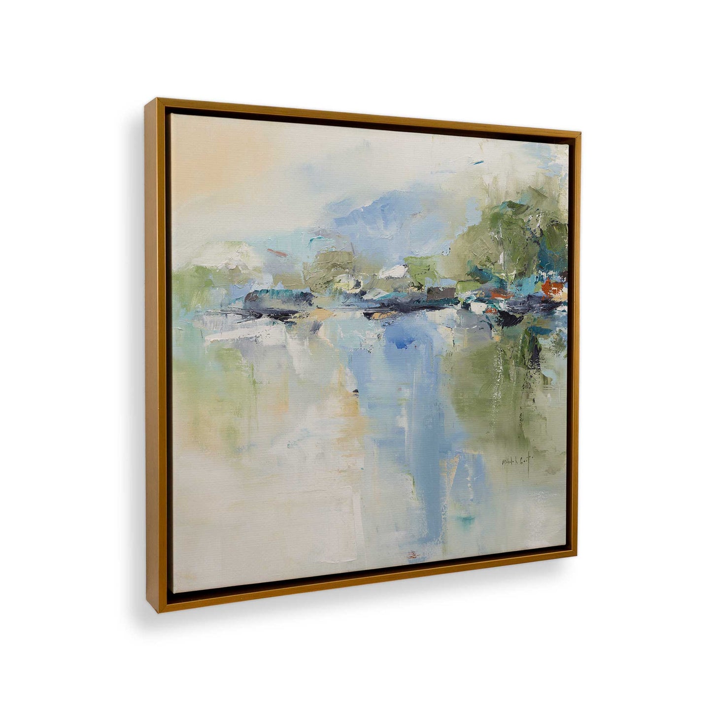 [Color:Polished Gold], Picture of the corner of the art