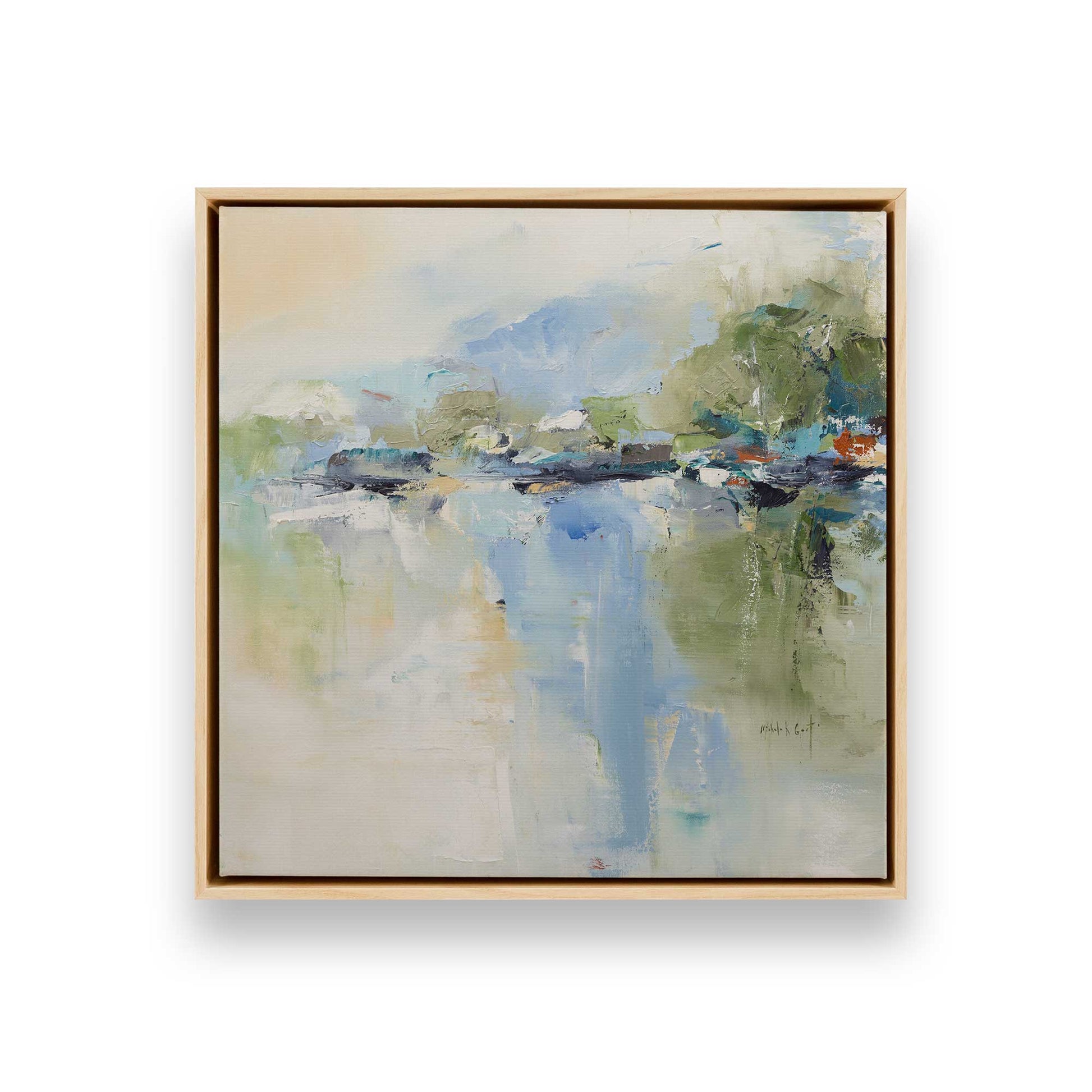 [Color:American Maple], Picture of art in a American Maple frame