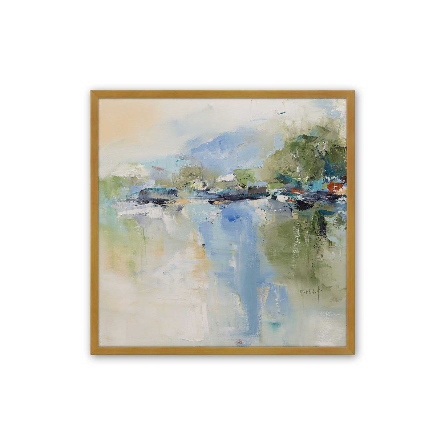 [Color:Polished Gold], Picture of art in a Polished Gold frame